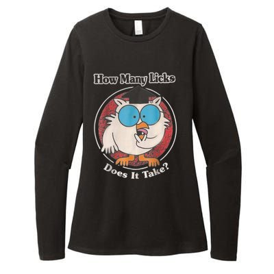 Funny How Many Licks Does It Take Womens CVC Long Sleeve Shirt