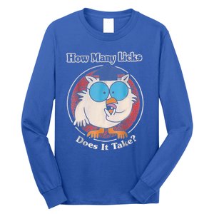 Funny How Many Licks Does It Take Long Sleeve Shirt