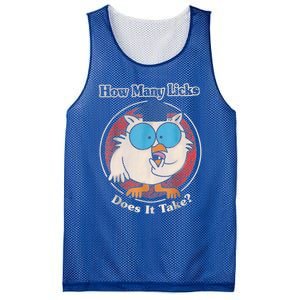 Funny How Many Licks Does It Take Mesh Reversible Basketball Jersey Tank