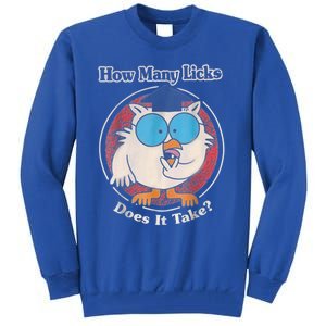 Funny How Many Licks Does It Take Tall Sweatshirt