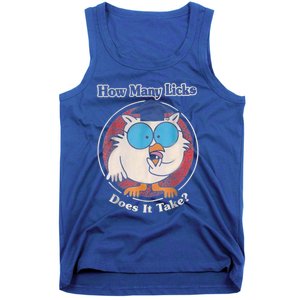 Funny How Many Licks Does It Take Tank Top