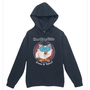 Funny How Many Licks Does It Take Urban Pullover Hoodie