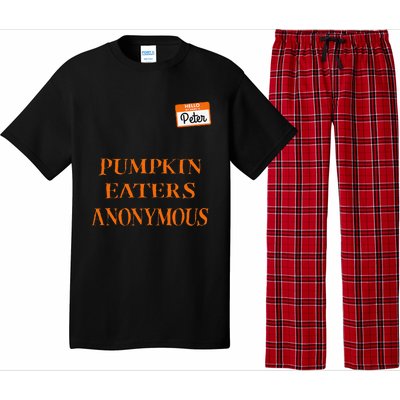 Funny Hello My Name Is Peter Pumpkin Eaters Anonymous Pajama Set