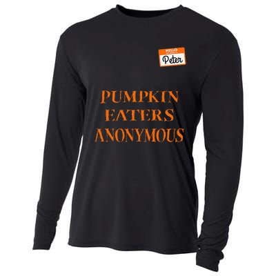 Funny Hello My Name Is Peter Pumpkin Eaters Anonymous Cooling Performance Long Sleeve Crew