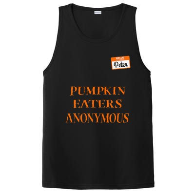 Funny Hello My Name Is Peter Pumpkin Eaters Anonymous PosiCharge Competitor Tank