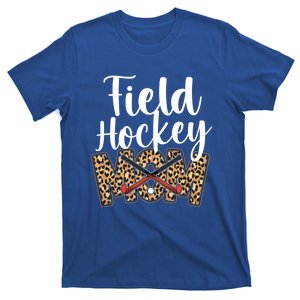 Field Hockey Mom Leopard Cheetah Field Hockey Mom Cool Gift T-Shirt