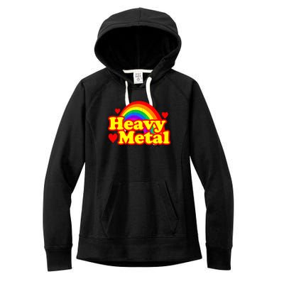 Funny Heavy Metal Rainbow Women's Fleece Hoodie