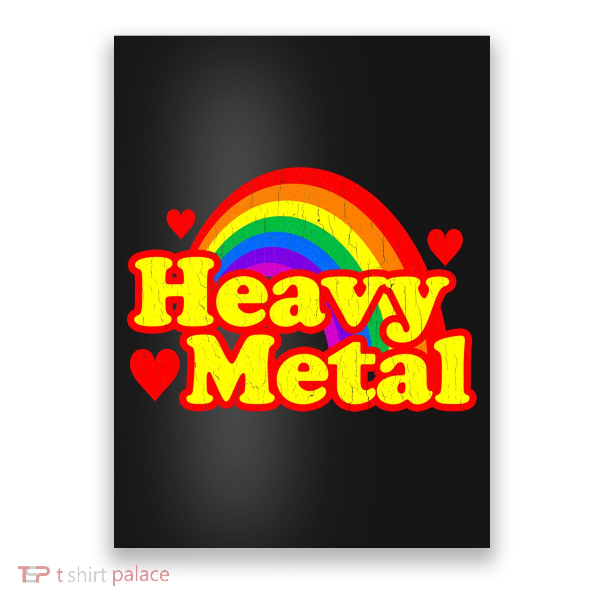 Funny Heavy Metal Rainbow Poster
