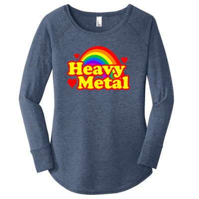 Funny Heavy Metal Rainbow Women's Perfect Tri Tunic Long Sleeve Shirt