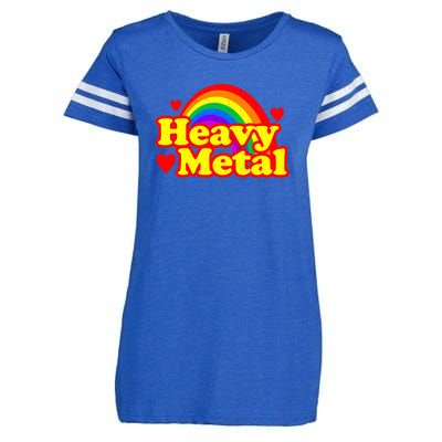 Funny Heavy Metal Rainbow Enza Ladies Jersey Football T-Shirt