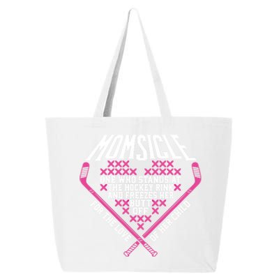 Funny Hockey Mom Funny Gift Momsicle Great Gift 25L Jumbo Tote