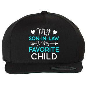 Family Humor My Son In Law Is My Favorite Child Wool Snapback Cap