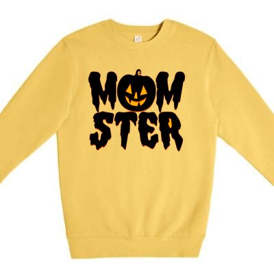 Funny Halloween Momster Monster Premium Crewneck Sweatshirt