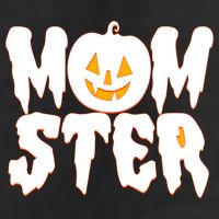 Funny Halloween Momster Monster 7 Panel Mesh Trucker Snapback Hat