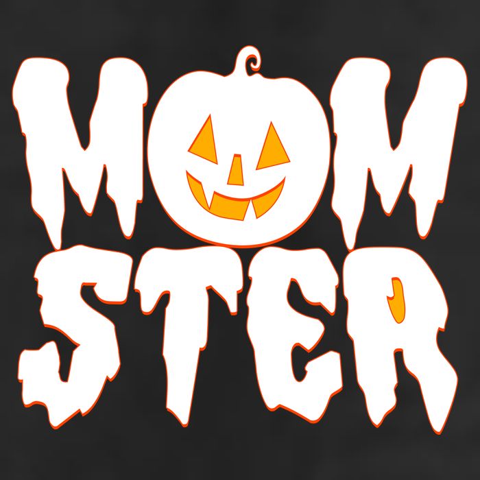 Funny Halloween Momster Monster 7 Panel Mesh Trucker Snapback Hat