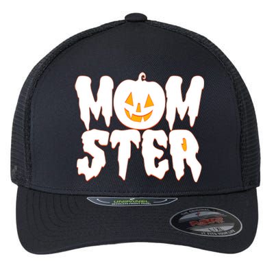 Funny Halloween Momster Monster Flexfit Unipanel Trucker Cap