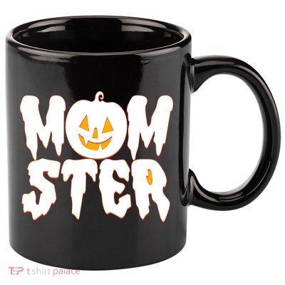 Funny Halloween Momster Monster 11oz C Handle Ceramic Mug