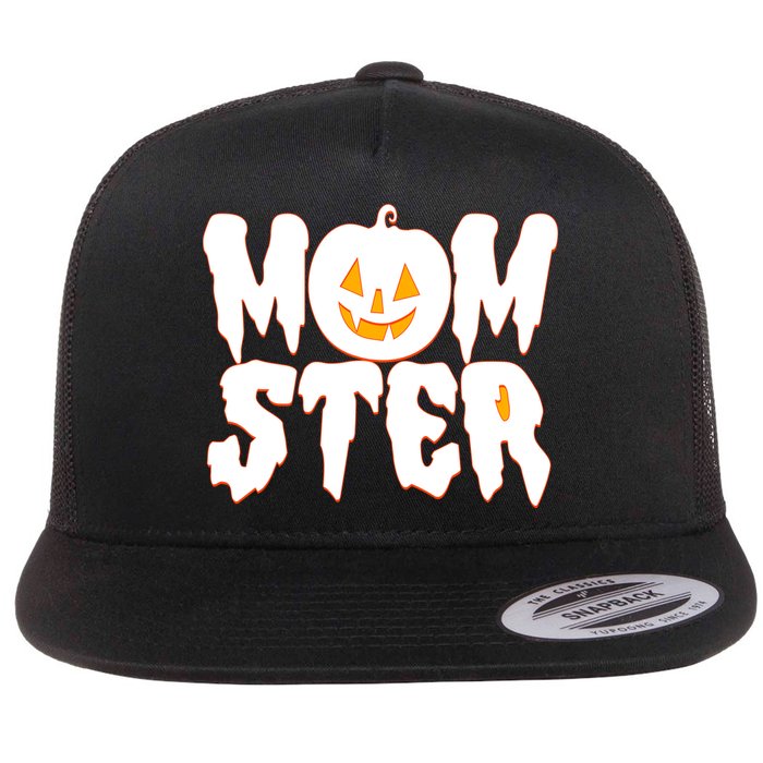 Funny Halloween Momster Monster Flatbill Hat
