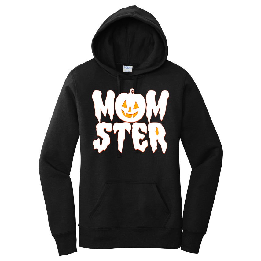 Funny Halloween Momster Monster Women's Pullover Hoodie