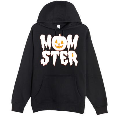 Funny Halloween Momster Monster Premium Pullover Hoodie