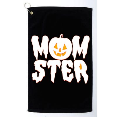 Funny Halloween Momster Monster Platinum Collection Golf Towel