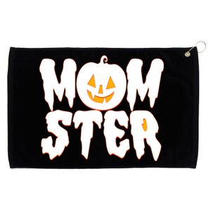 Funny Halloween Momster Monster Grommeted Golf Towel