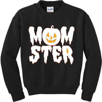 Funny Halloween Momster Monster Kids Sweatshirt
