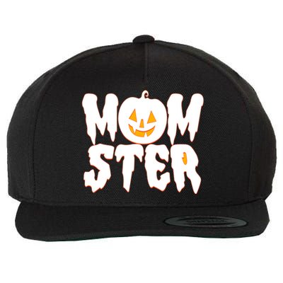 Funny Halloween Momster Monster Wool Snapback Cap