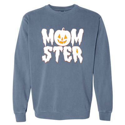 Funny Halloween Momster Monster Garment-Dyed Sweatshirt