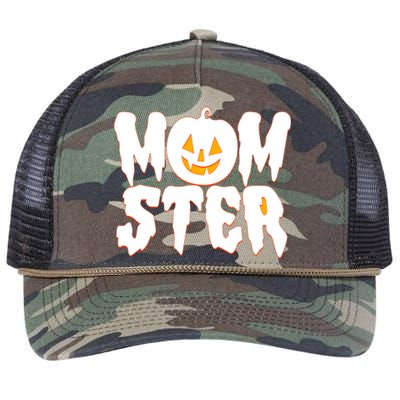 Funny Halloween Momster Monster Retro Rope Trucker Hat Cap