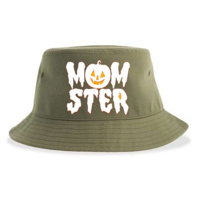 Funny Halloween Momster Monster Sustainable Bucket Hat