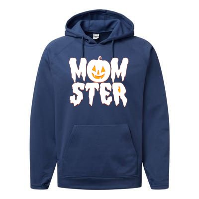 Funny Halloween Momster Monster Performance Fleece Hoodie