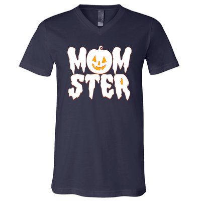 Funny Halloween Momster Monster V-Neck T-Shirt