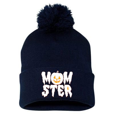 Funny Halloween Momster Monster Pom Pom 12in Knit Beanie