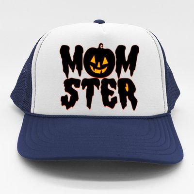 Funny Halloween Momster Monster Trucker Hat