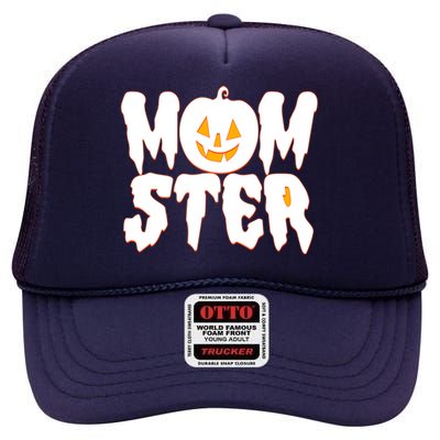 Funny Halloween Momster Monster High Crown Mesh Back Trucker Hat