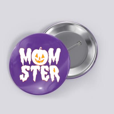 Funny Halloween Momster Monster Button