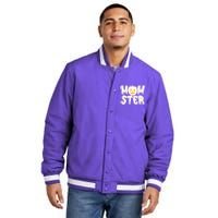 Funny Halloween Momster Monster Insulated Varsity Jacket