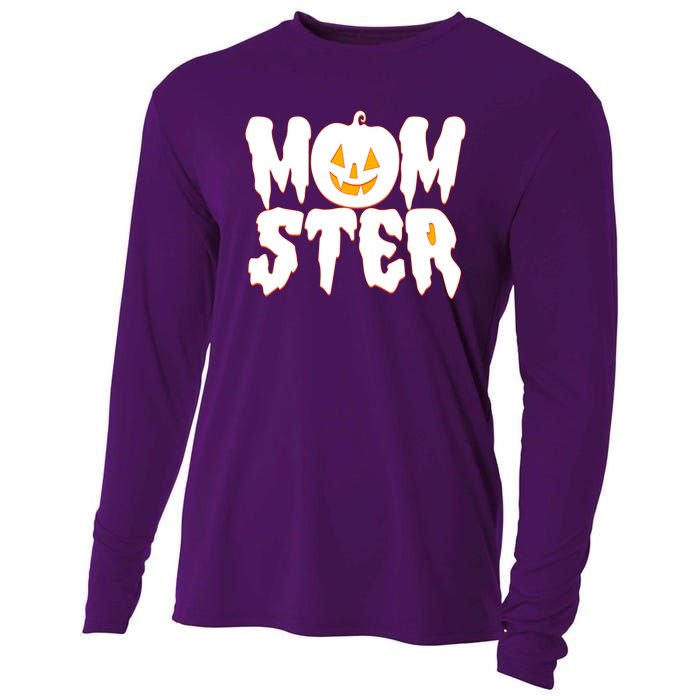 Funny Halloween Momster Monster Cooling Performance Long Sleeve Crew