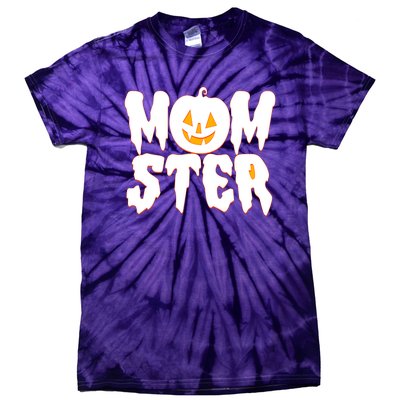 Funny Halloween Momster Monster Tie-Dye T-Shirt