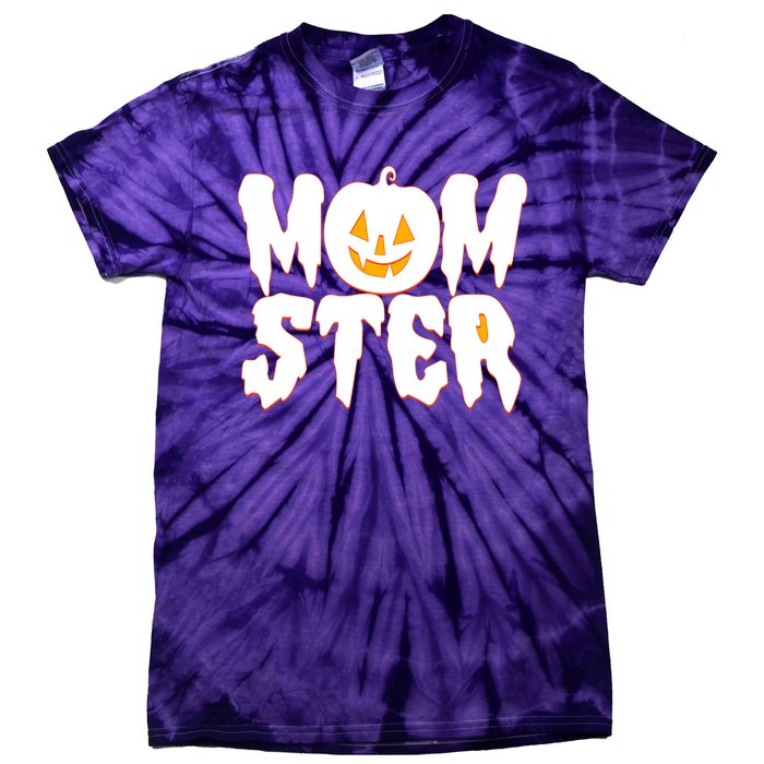 Funny Halloween Momster Monster Tie-Dye T-Shirt