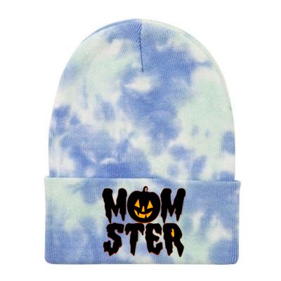 Funny Halloween Momster Monster Tie Dye 12in Knit Beanie