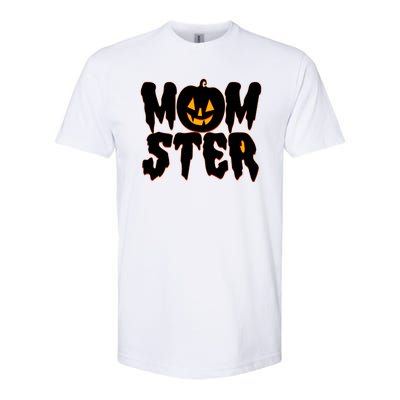 Funny Halloween Momster Monster Softstyle® CVC T-Shirt