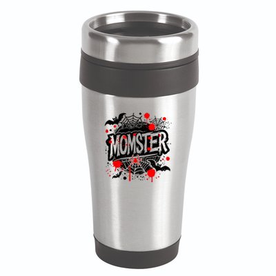 Funny Halloweem Momster Monster Mommy Mom Mother Matching Family 16oz Travel Tumbler