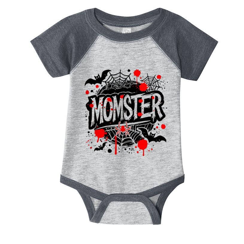 Funny Halloweem Momster Monster Mommy Mom Mother Matching Family Infant Baby Jersey Bodysuit