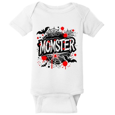 Funny Halloweem Momster Monster Mommy Mom Mother Matching Family Baby Bodysuit