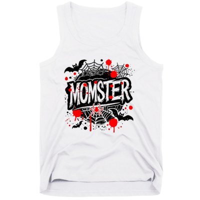 Funny Halloweem Momster Monster Mommy Mom Mother Matching Family Tank Top