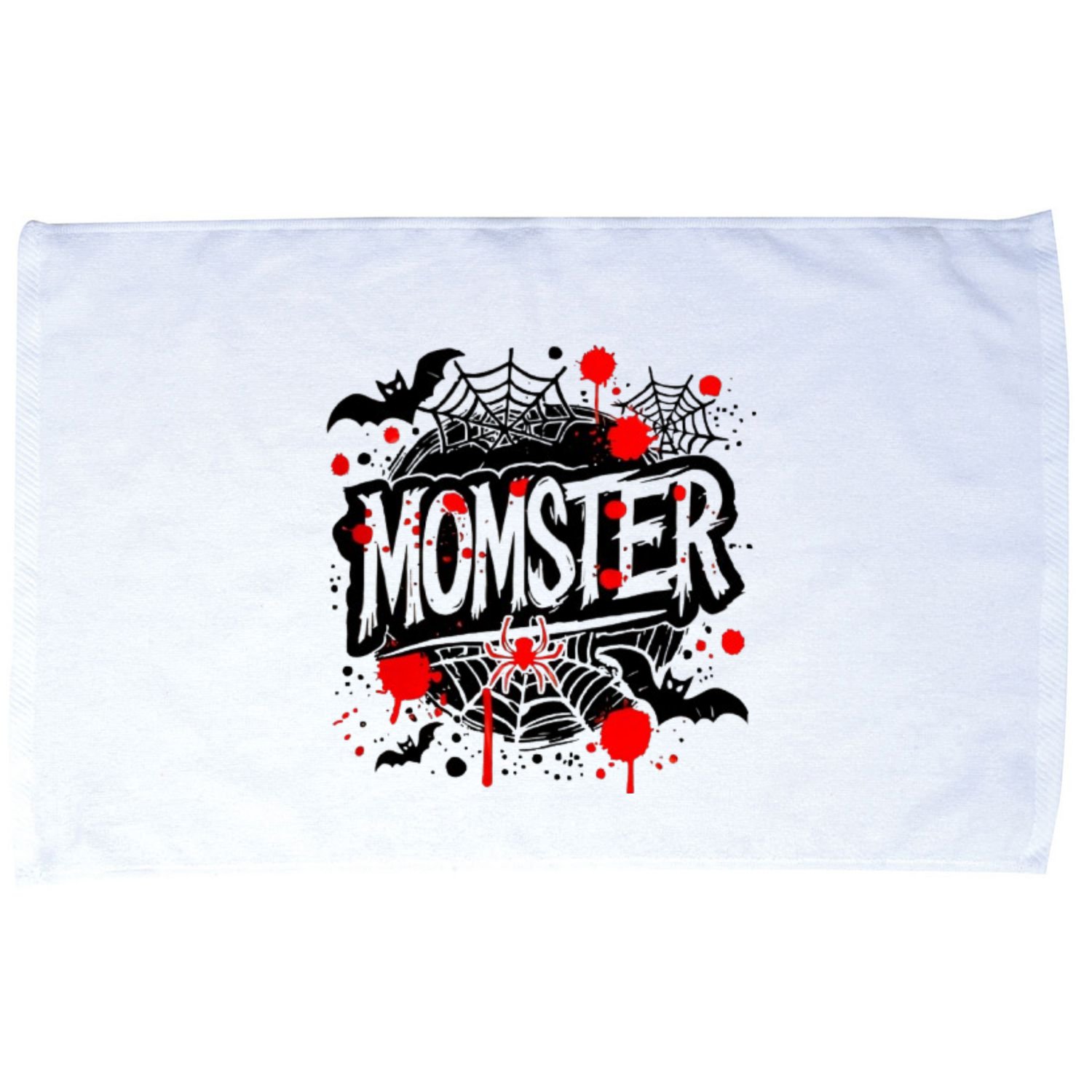 Funny Halloweem Momster Monster Mommy Mom Mother Matching Family Microfiber Hand Towel