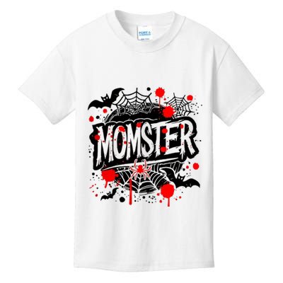 Funny Halloweem Momster Monster Mommy Mom Mother Matching Family Kids T-Shirt
