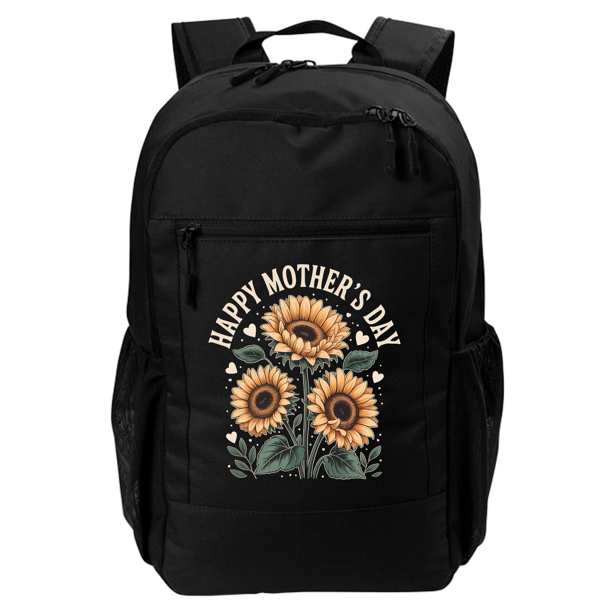 Funny Happy Mothers Day Cute Floral For Women Mom Grandma Backpack